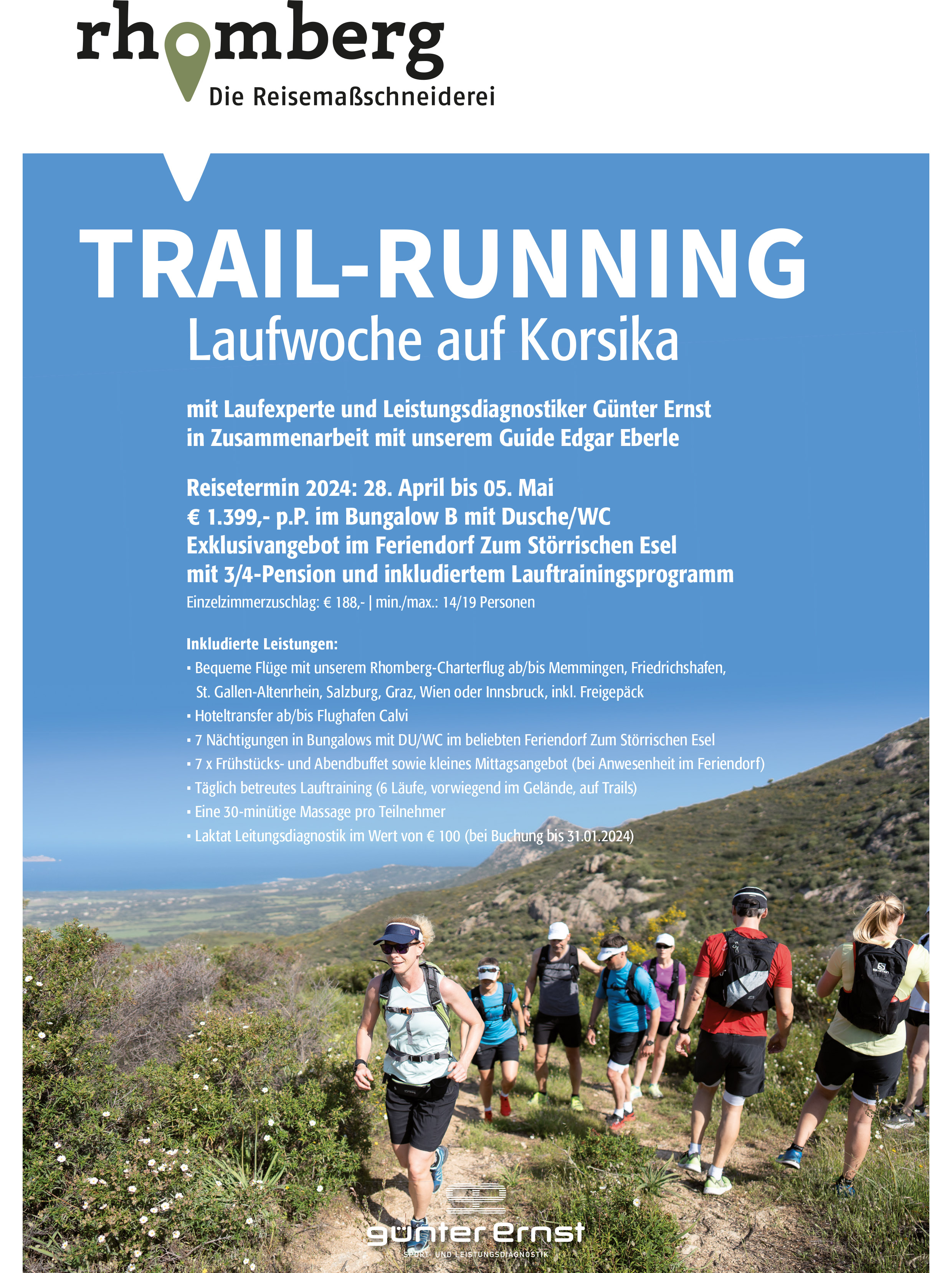 Trail Running auf Korsika