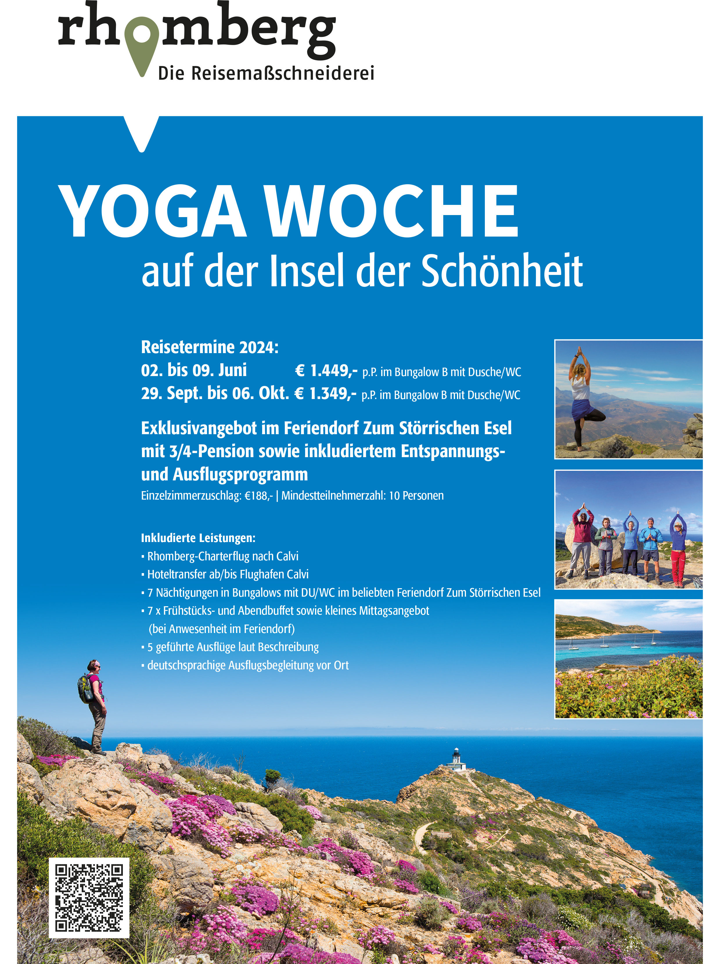 Yoga Woche auf Korsika